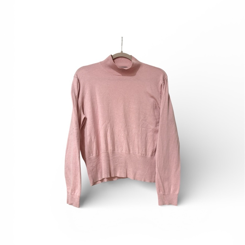 J. Crew Light Pink/Rose Women's Mockneck Turtleneck Sweater